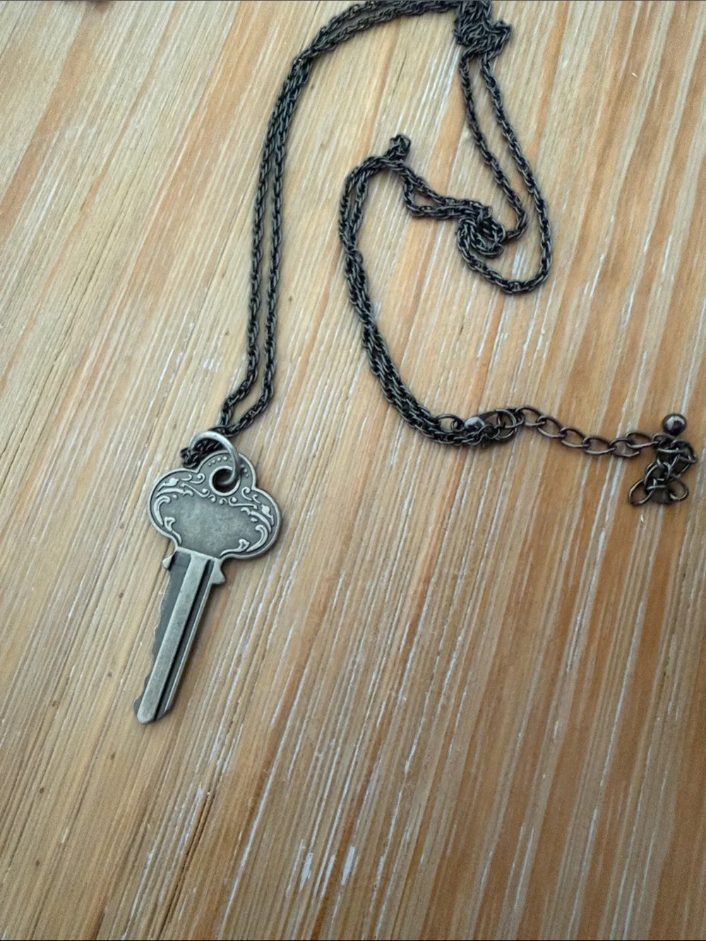 Key Pendant Necklace with 